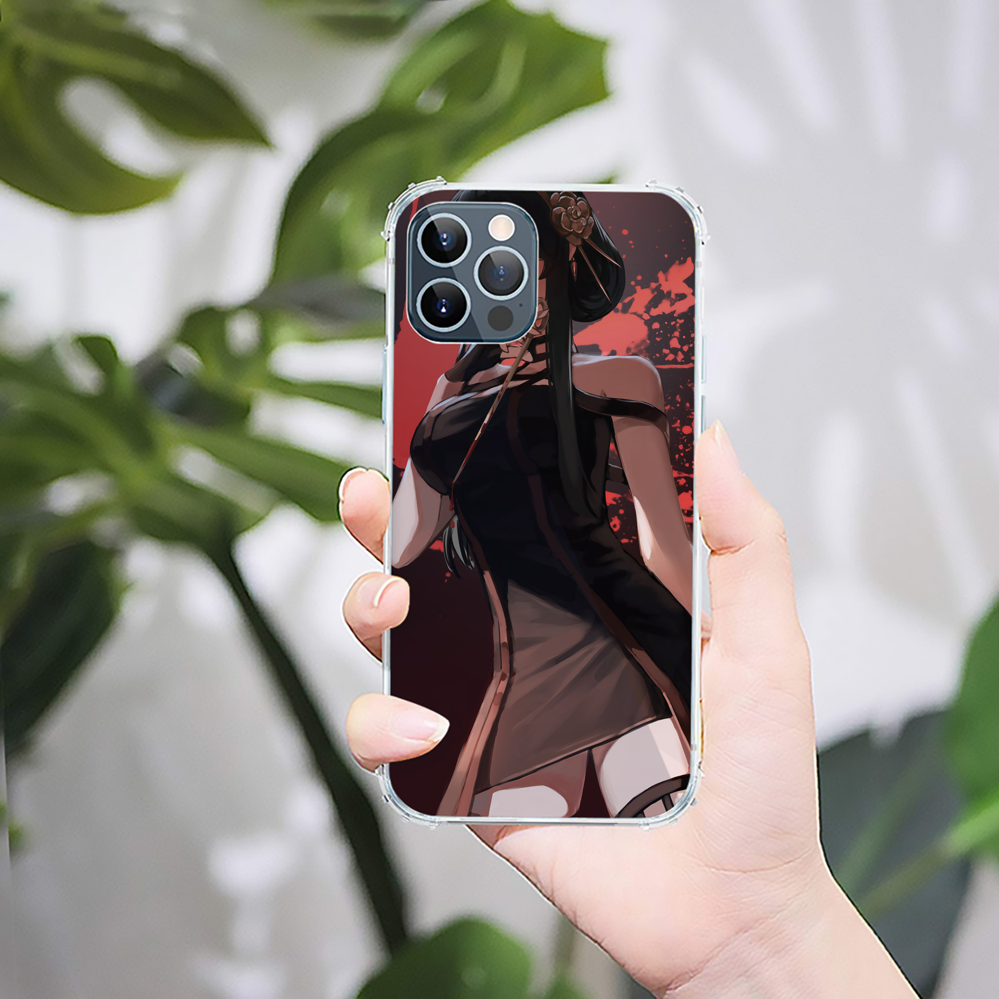 （画像用） SPY×FAMILY间谍家家酒 【iPhone 12シリーズ対応】透明スマホケース（クリアソフトケース）